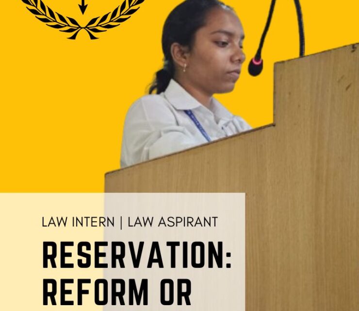 Reservation: Reform or Reaffirm?